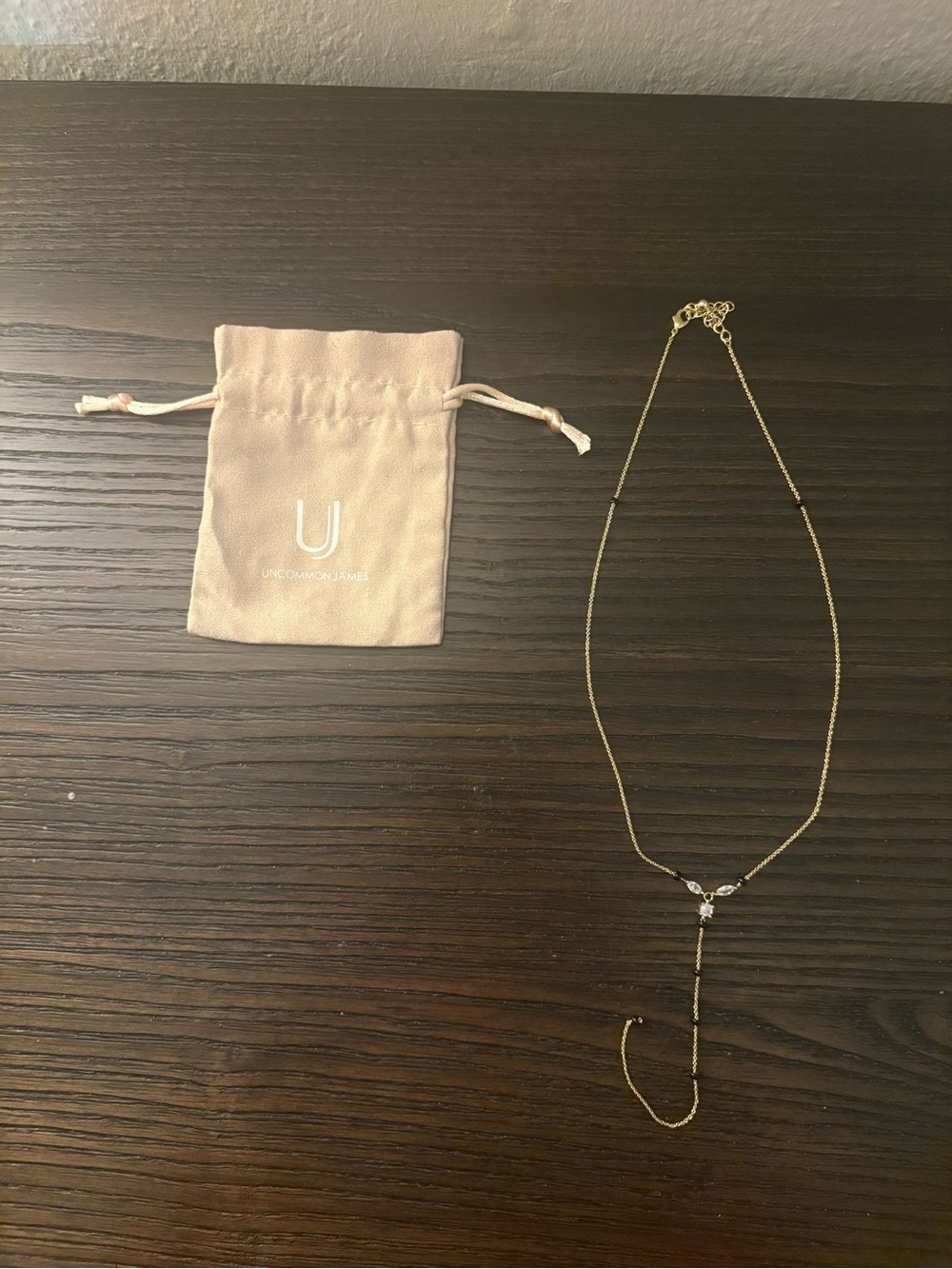 NEW Uncommon James Gold Lariat Necklace